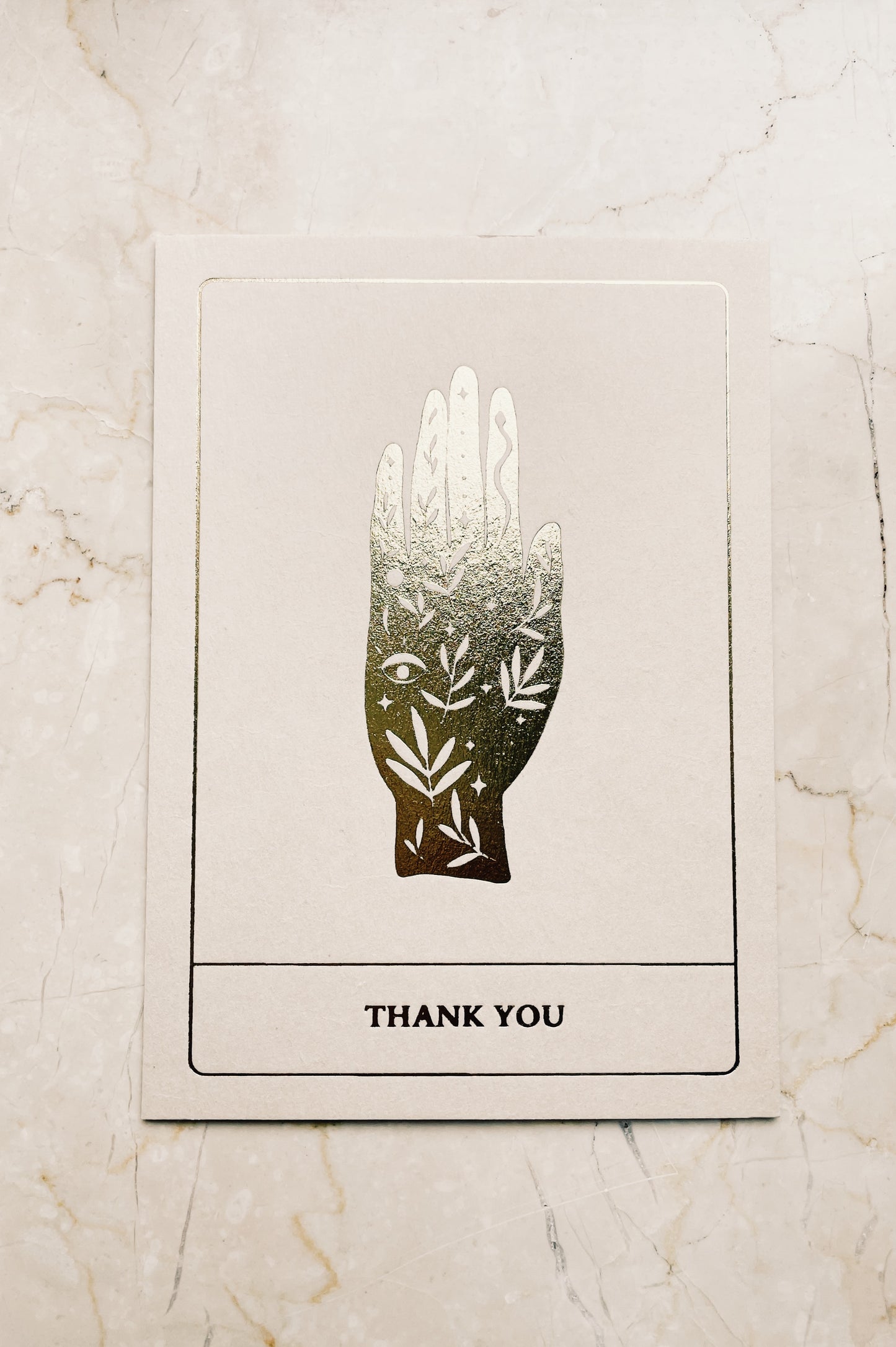 Karte - THANK YOU - GOLD EDITION -