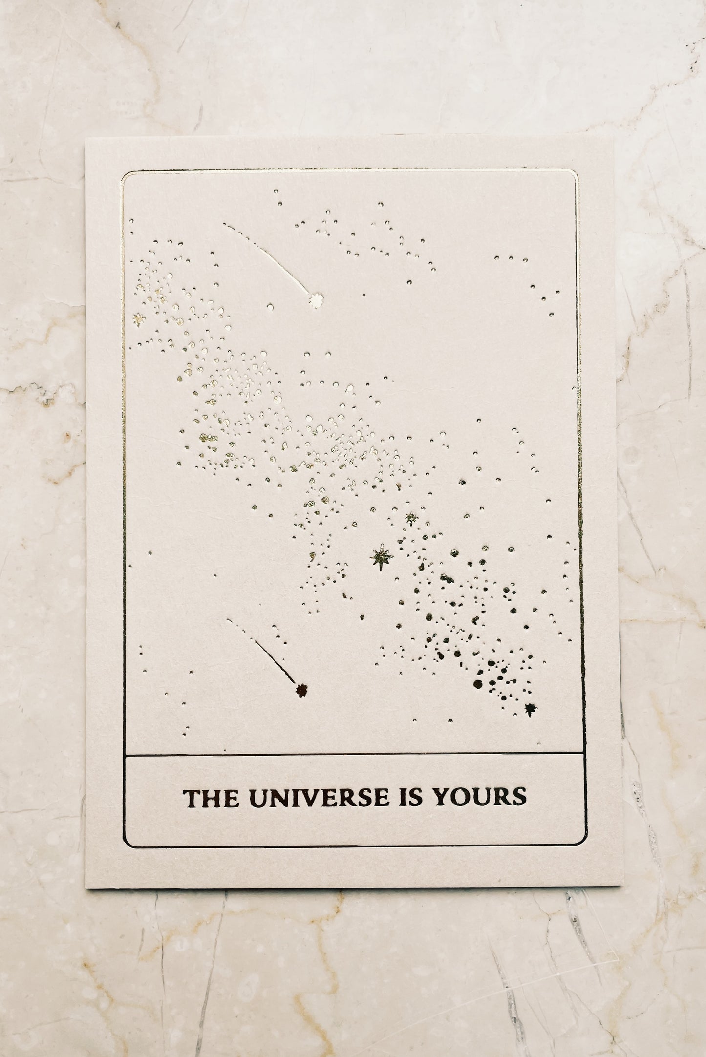 Card - THE UNIVERSE IS YOURS - GOLD EDITION -