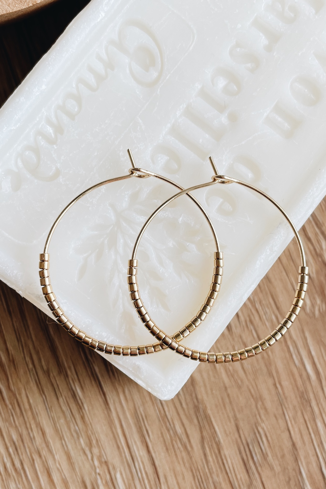 SKINNY HOOPS Creolen | gold