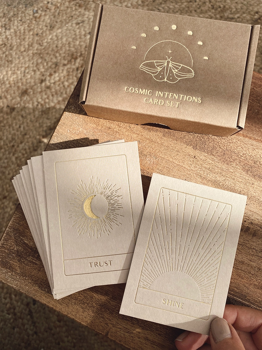 Card set - COSMIC INTENTIONS - GOLD EDITION -