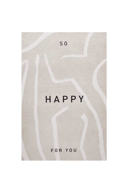 Postcard - SO HAPPY FOR YOU