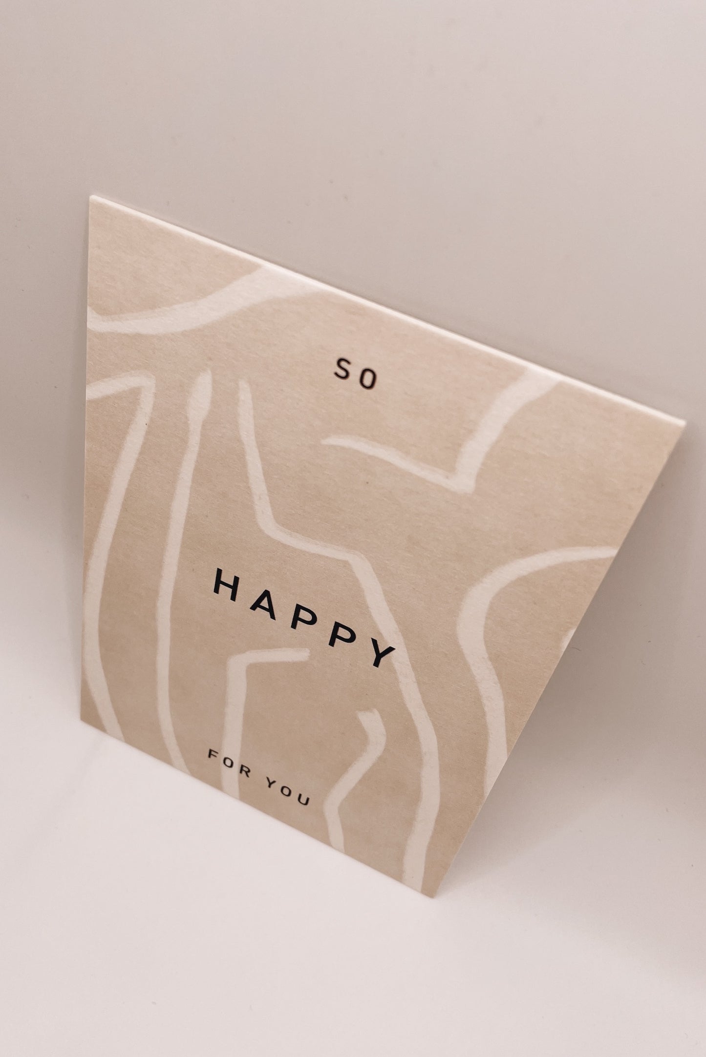 Postcard - SO HAPPY FOR YOU